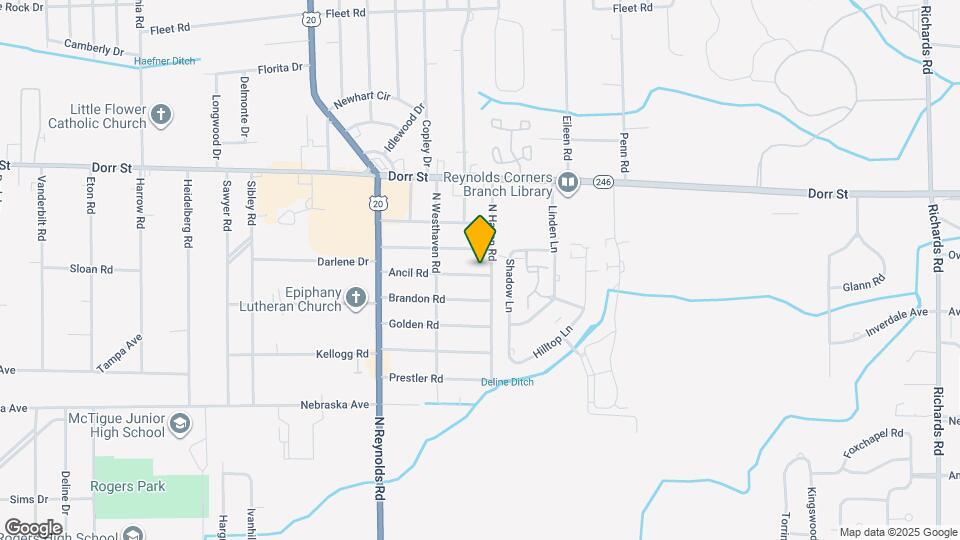 5014 Ancil Rd Map and Location Details