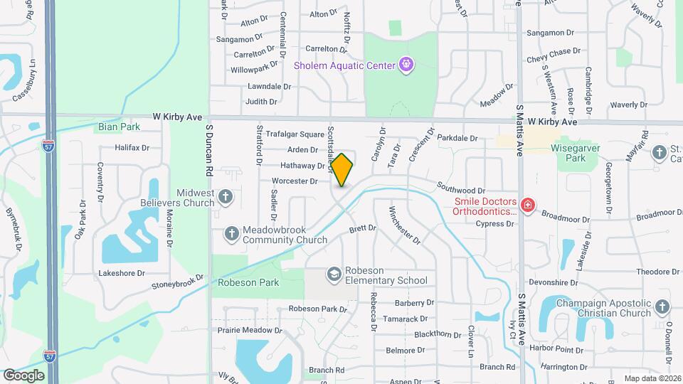 2412 Southwood Dr Mapa y Detalles de la Ubicación