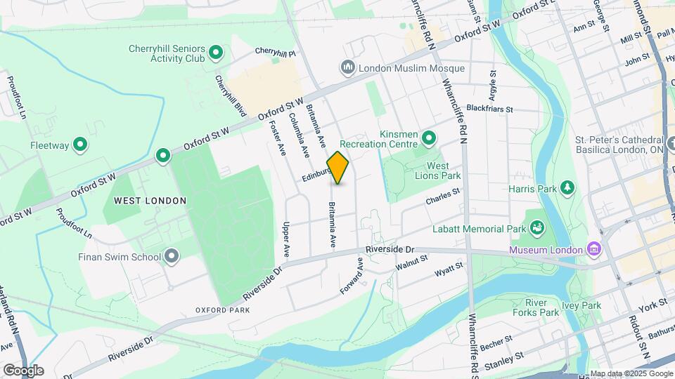 83 Britannia Ave Map and Location Details