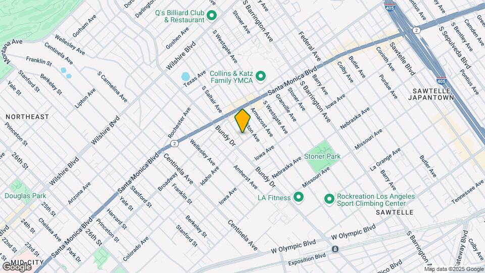 1560 S. Saltair Ave. Los Angeles, CA. 90025 Map and Location Details