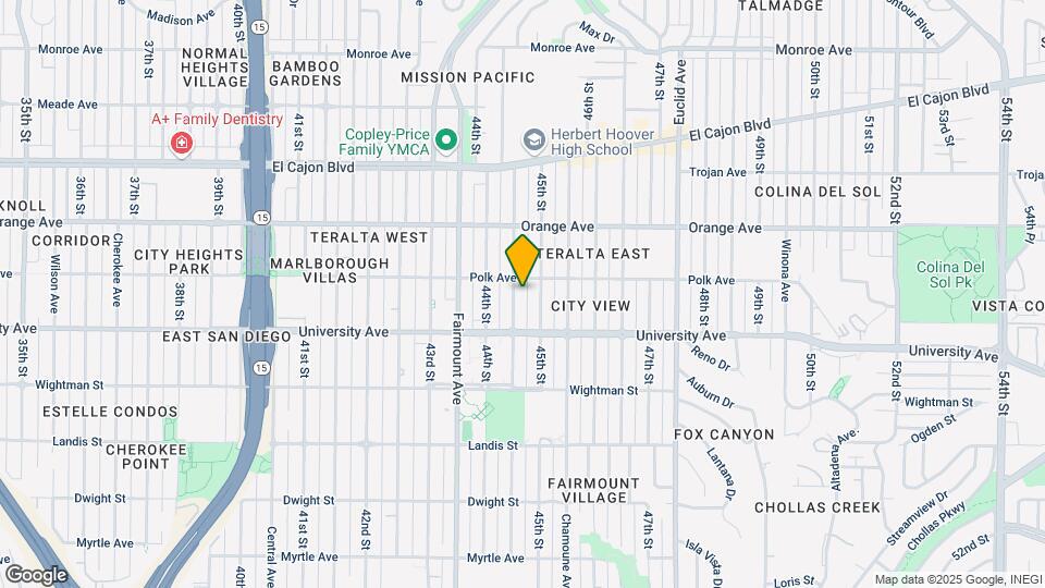 4065 Highland Ave Mapa y Detalles de la Ubicación