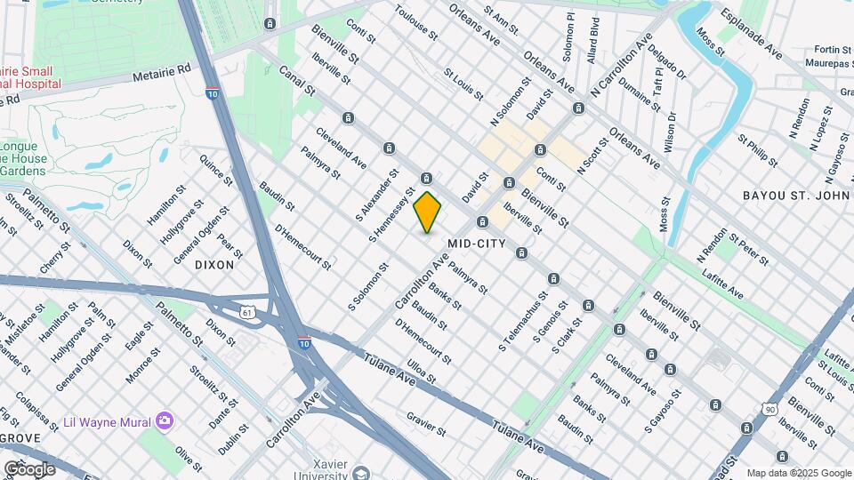4129 Palmyra St Map and Location Details