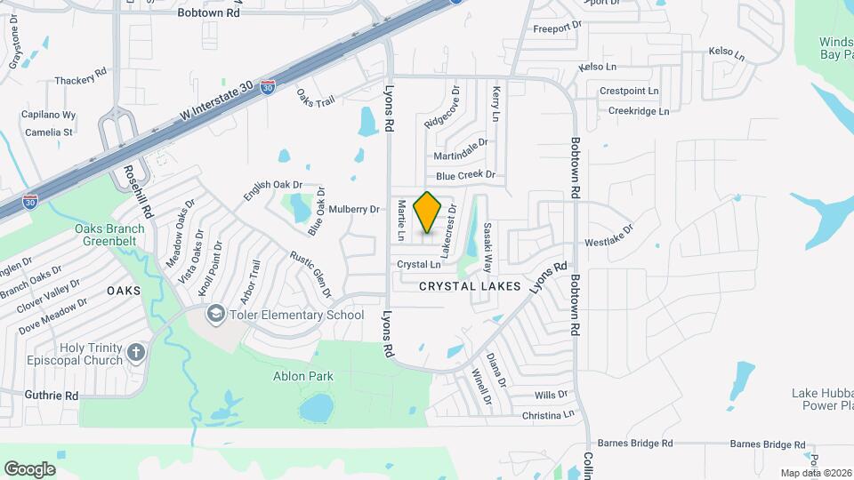 6026 Highcrest Dr Map and Location Details