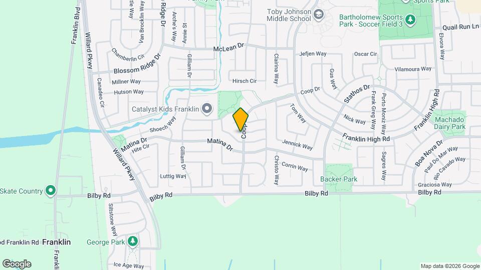 5520 Borce Ct Map and Location Details