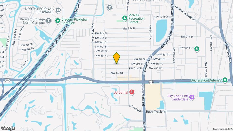 2850 NW 3rd St Map and Location Details