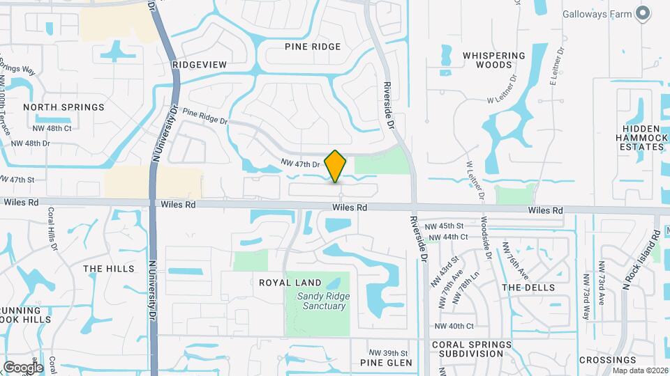 8506 NW 47th St Map and Location Details