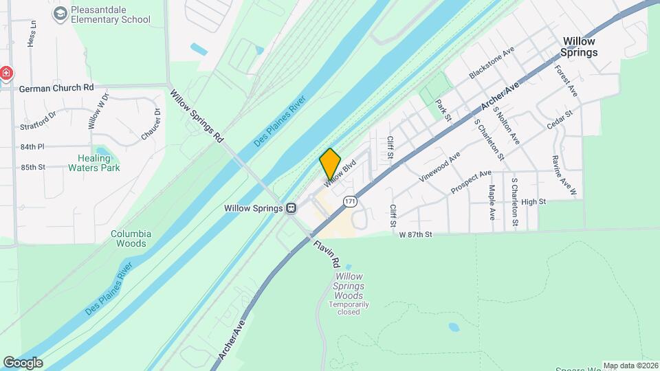 212 Willow Blvd Map and Location Details