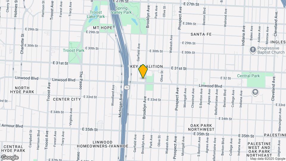 2120 Linwood Blvd Mapa y Detalles de la Ubicación