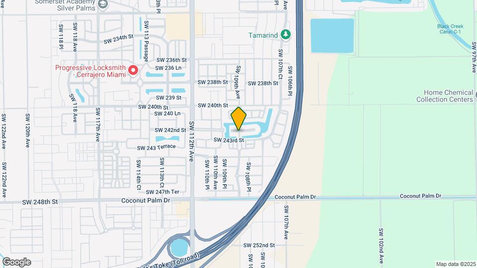 10902 SW 242nd St Map and Location Details