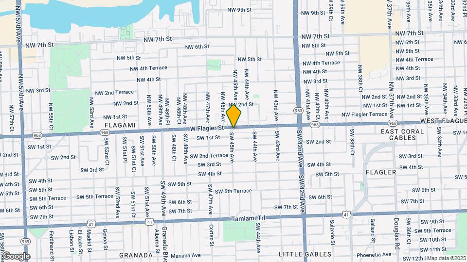 4490 W Flagler St Mapa y Detalles de la Ubicación