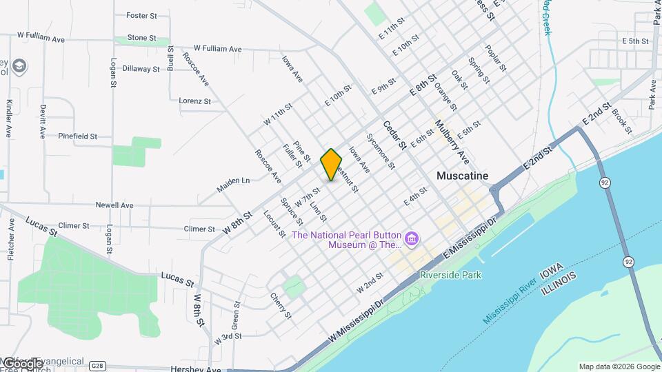 218 1/2 W 7th St Map and Location Details