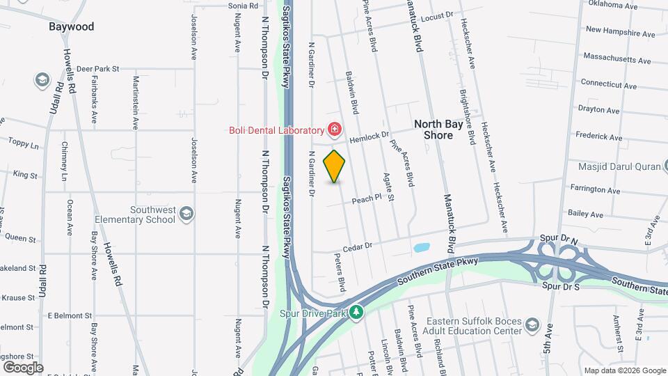 1542 Potter Blvd, Unit 1 Map and Location Details