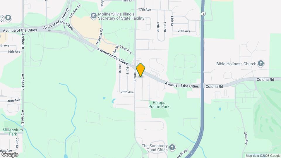 2316 11th St Map and Location Details