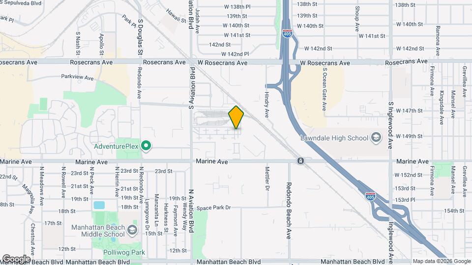 5402 W 149th Pl Map and Location Details