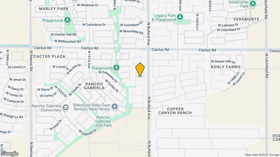 14744 W Poinsettia Dr Map and Location Details