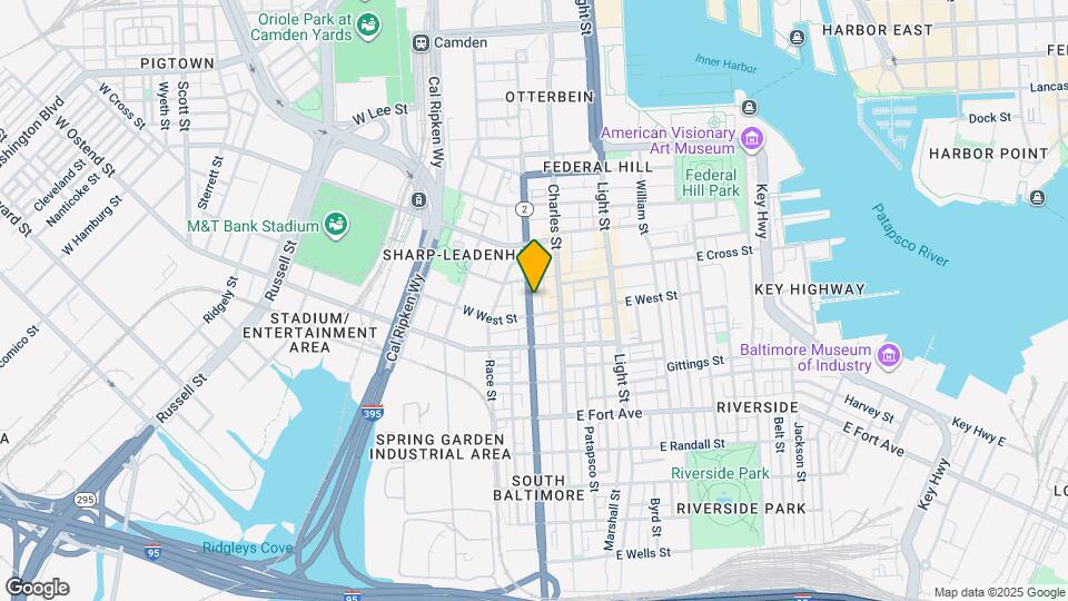 1129 S Hanover St Map and Location Details