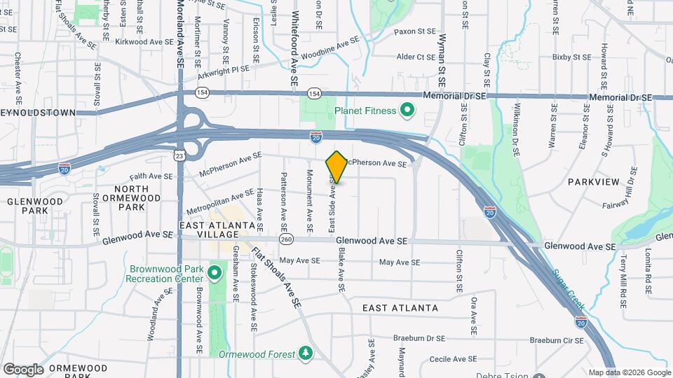406 East Side Ave SE Map and Location Details