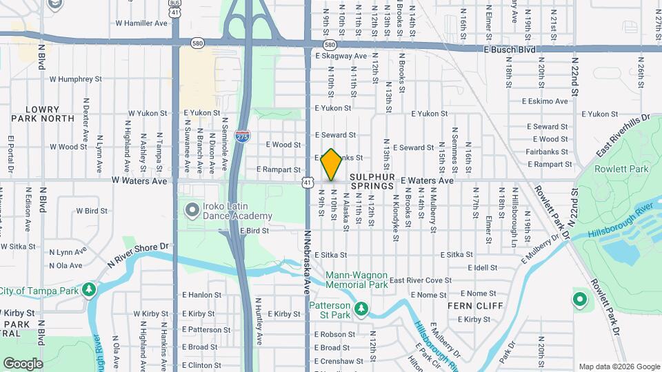 8316 N 10th St Map and Location Details