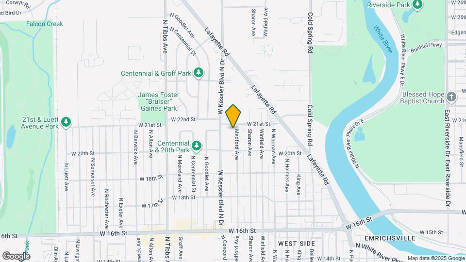 2046 Medford Ave Map and Location Details