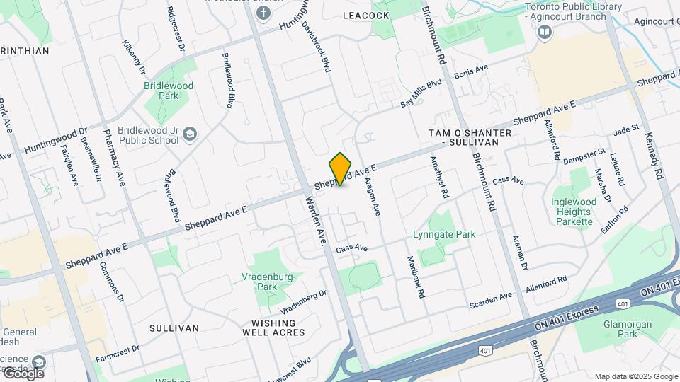 3445-C23445 Sheppard Ave E Map and Location Details