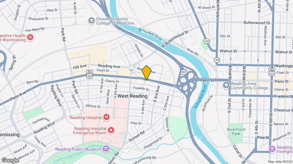 334 Penn Ave, Unit 1st Floor Mapa y Detalles de la Ubicación