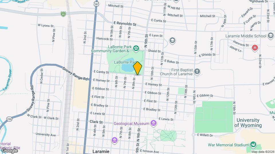 808 E Canby St Map and Location Details