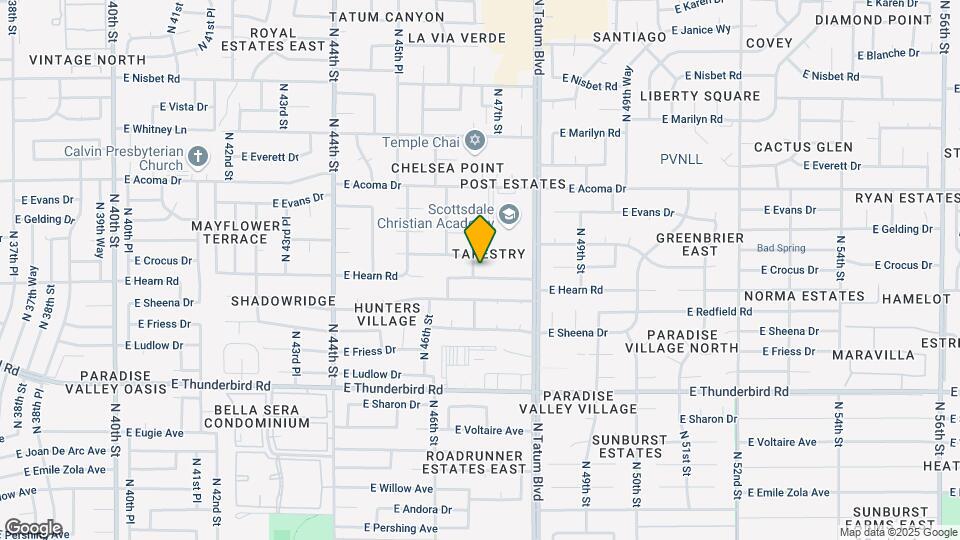 4704 E Hearn Rd Mapa y Detalles de la Ubicación
