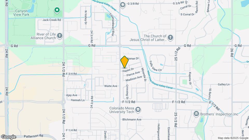 2502 Hayes Dr Map and Location Details