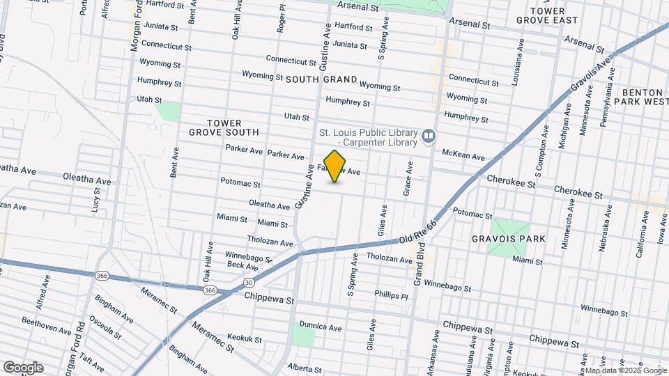 3815 Potomac St Map and Location Details