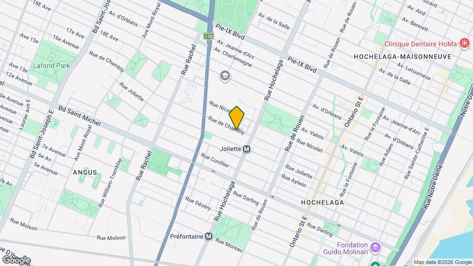 2566 De Chambly Rue Map and Location Details