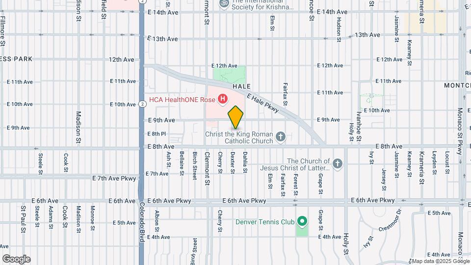 850 Dexter St-The Justin Map and Location Details