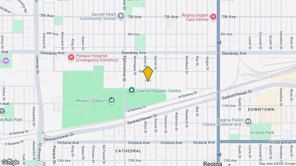 1657 Athol St Map and Location Details