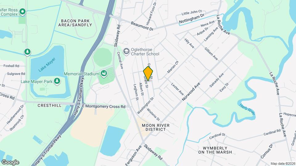 7322 Grant St Map and Location Details