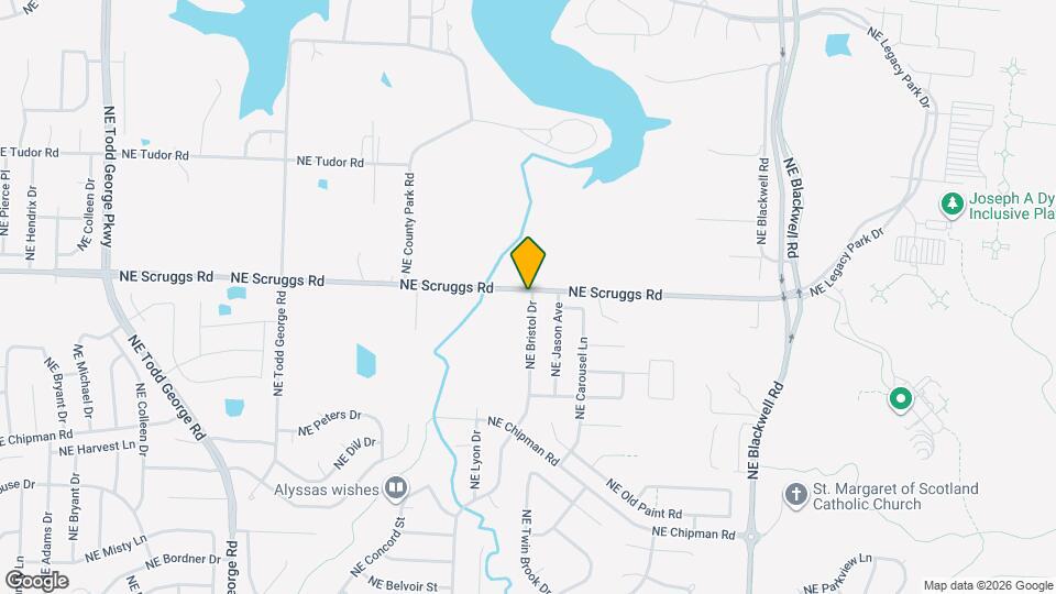 1032 NE Bristol Dr Map and Location Details