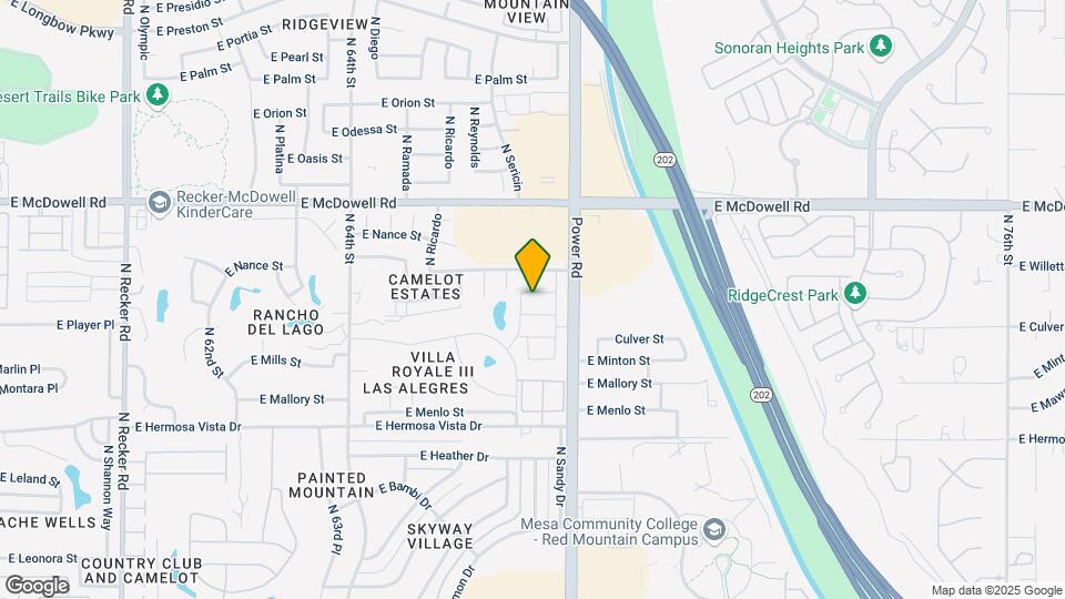 6721 E Norwood St Map and Location Details