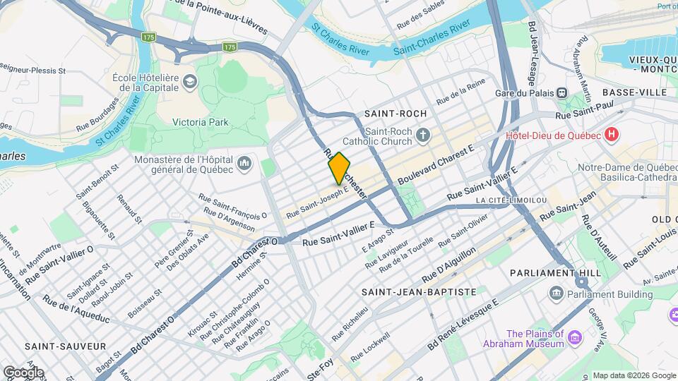 280 Saint-Joseph Rue E Map and Location Details