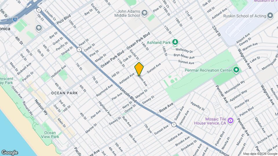 2926 Glenn Ave Mapa y Detalles de la Ubicación