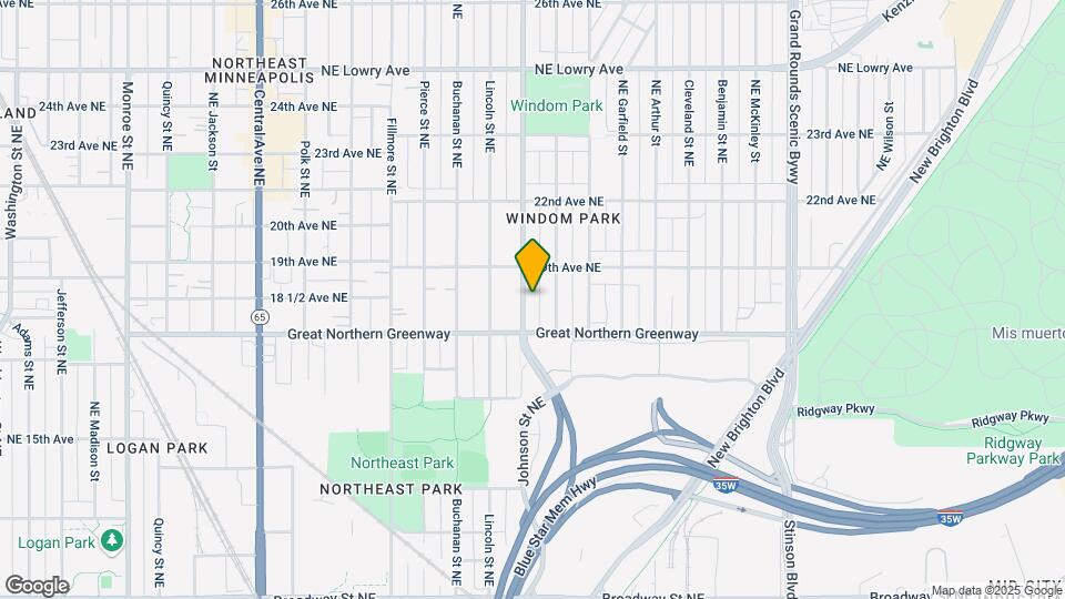 1823 Johnson St NE Mapa y Detalles de la Ubicación