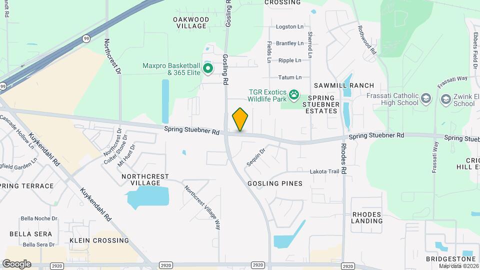 5751 Spring Stuebner Rd Map and Location Details