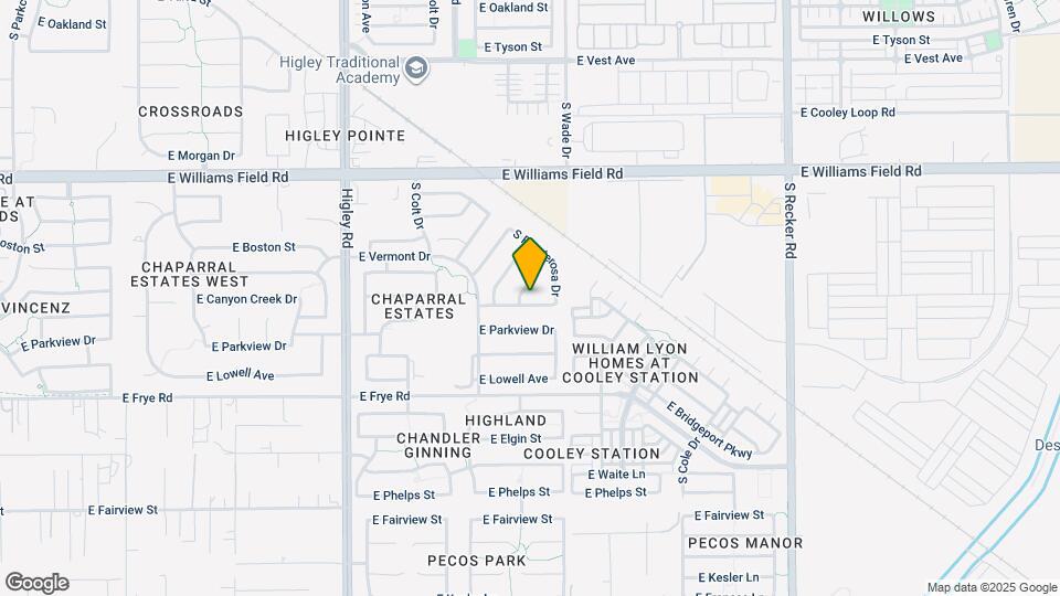 3528 E Hampton Ln Map and Location Details