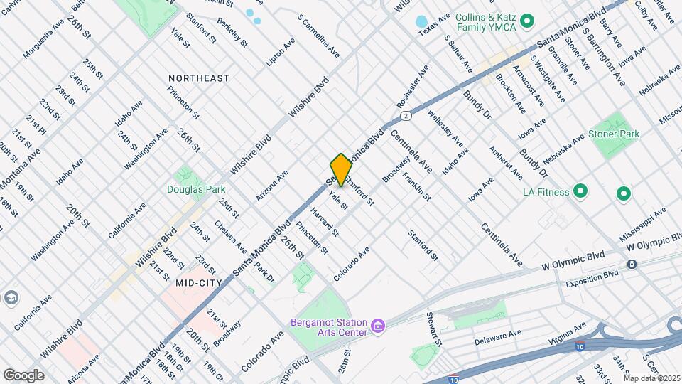 1421 Yale St Map and Location Details