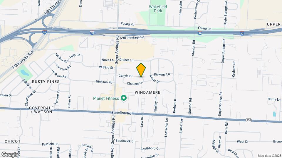 5615 Carlyle Dr Map and Location Details