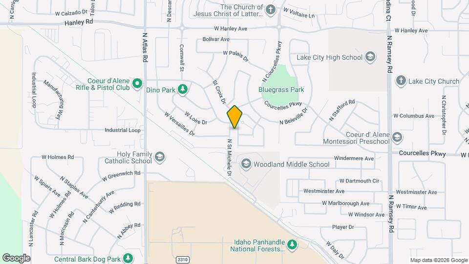 5769 N Lachaise Ln Map and Location Details