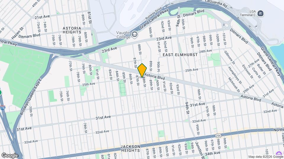 25-10 88th St Map and Location Details