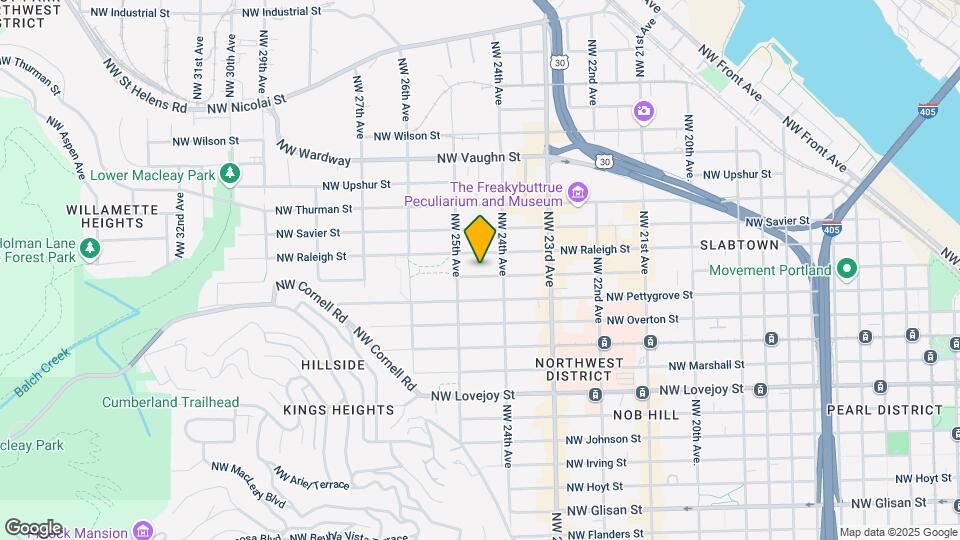 2445 NW Quimby St Mapa y Detalles de la Ubicación