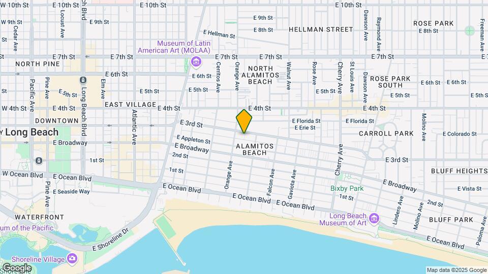 1226 E 3rd St Map and Location Details