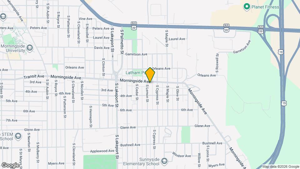 5006 Morningside Ave Map and Location Details