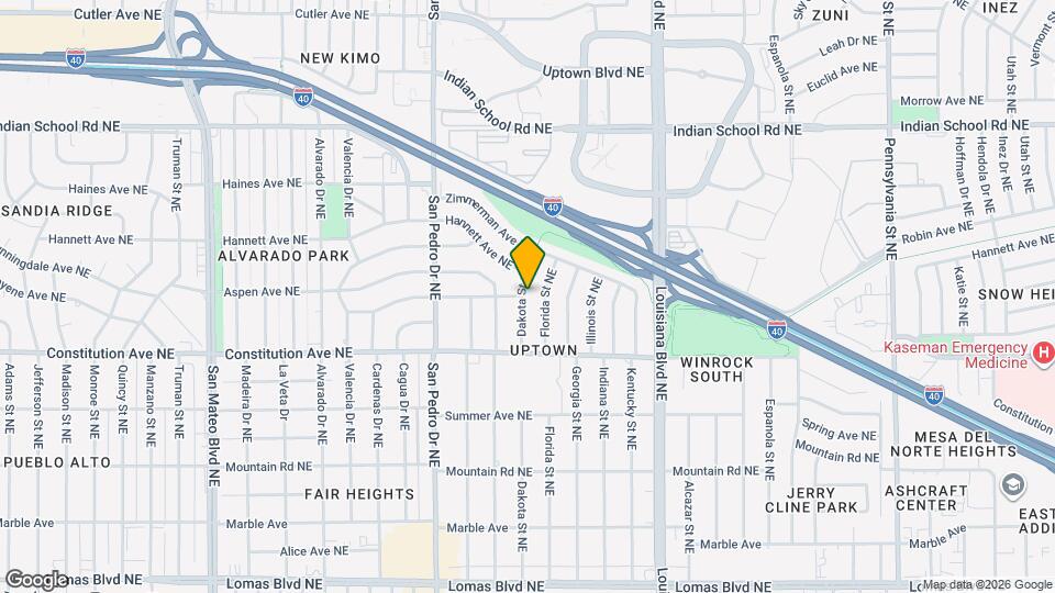 1840 Dakota St NE Map and Location Details