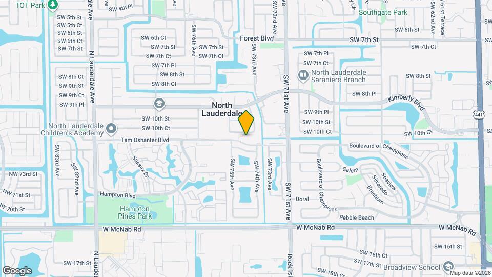 7457 Tam Oshanter Blvd Map and Location Details