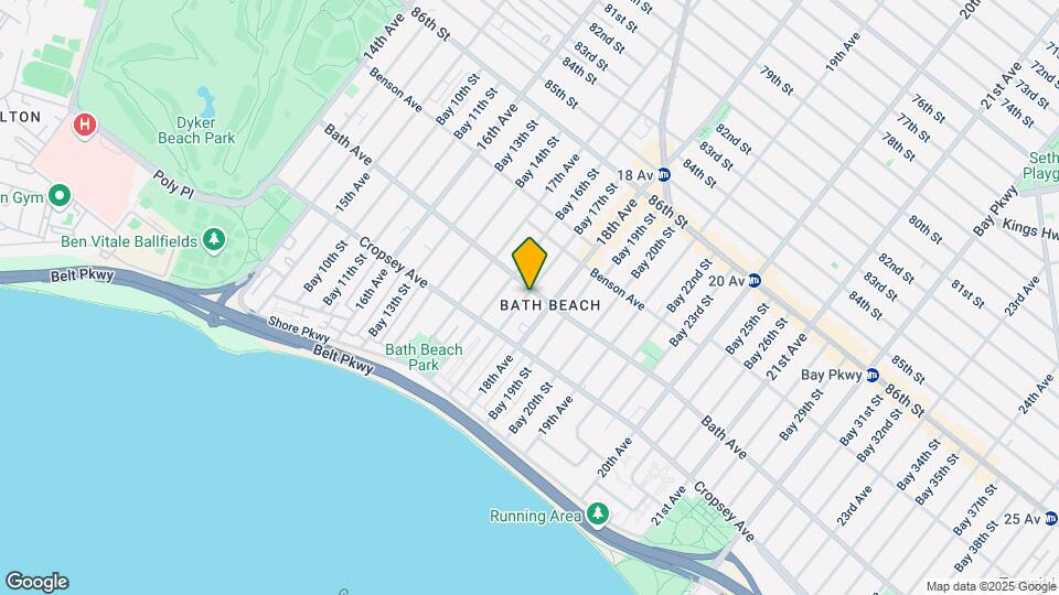 171-175 Bay 17th St Mapa y Detalles de la Ubicación